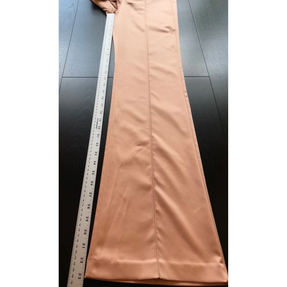 Zara Women's Blush Pink Flared Trousers - Picture 7 of 11